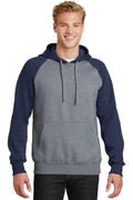 Sweatshirts/Fleece Sport-Tek Raglan Colorblock Pullover Hooded Sweatshirt. ST267 Sport-Tek