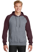 Sweatshirts/Fleece Sport-Tek Raglan Colorblock Pullover Hooded Sweatshirt. ST267 Sport-Tek
