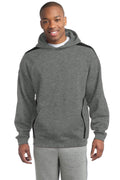 Sweatshirts/Fleece Sport-Tek Sleeve Stripe Pullover Hooded Sweatshirt. ST265 Sport-Tek