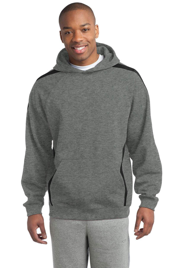 Sweatshirts/Fleece Sport-Tek Sleeve Stripe Pullover Hooded Sweatshirt. ST265 Sport-Tek