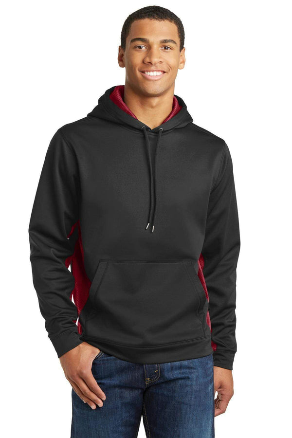 Sweatshirts/Fleece Sport-Tek Sport-Wick CamoHex Fleece  Colorblock Hooded Pullover. ST239 Sport-Tek