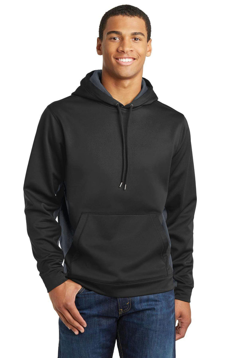 Sweatshirts/Fleece Sport-Tek Sport-Wick CamoHex Fleece  Colorblock Hooded Pullover. ST239 Sport-Tek