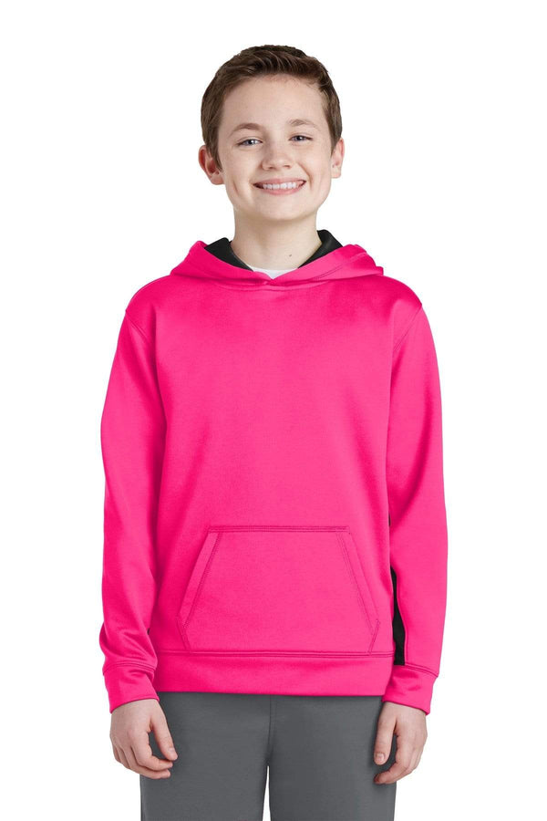 Sweatshirts/Fleece Sport-Tek Sport-Wick Hoodies For Boys YST2358772 Sport-Tek