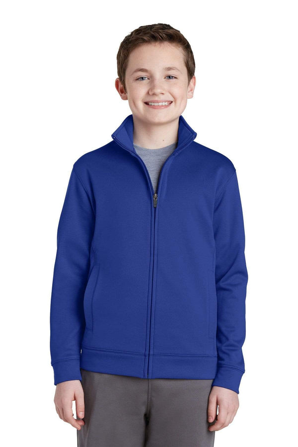 Sweatshirts/Fleece Sport-Tek Sport-Wick Jacket For Boys YST2414503 Sport-Tek