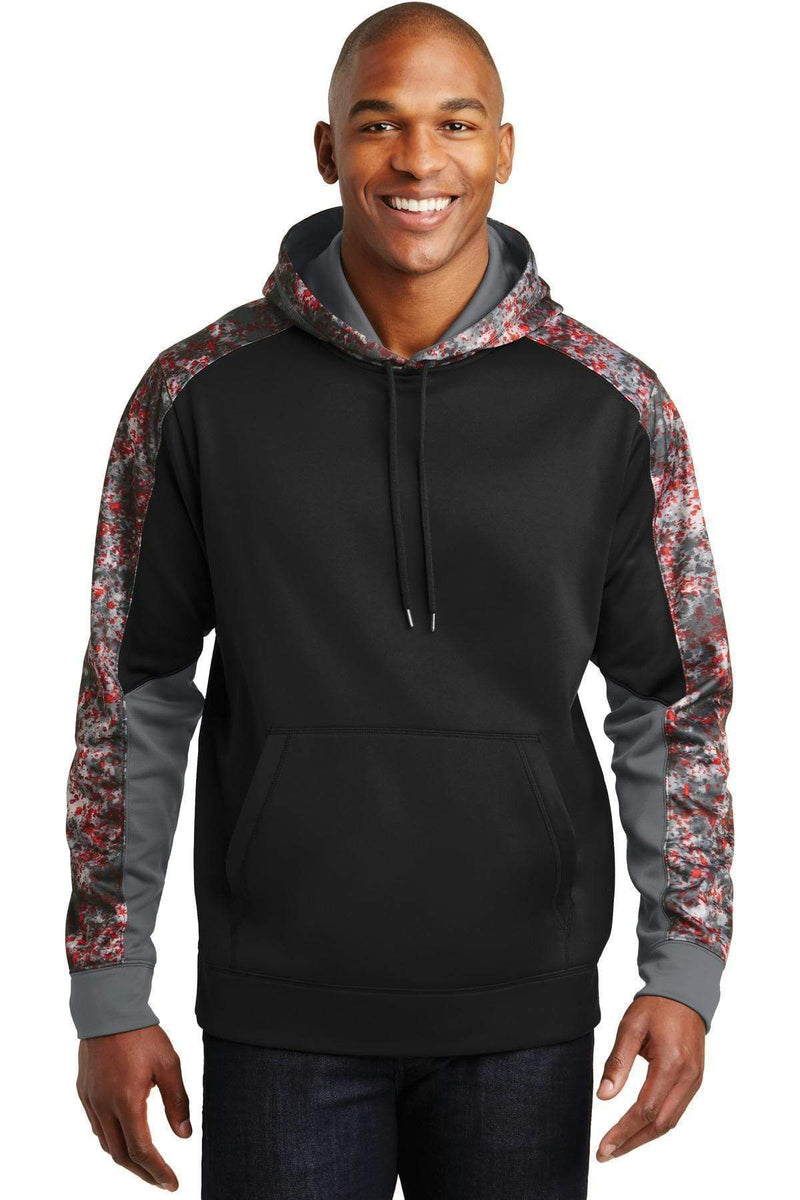 Sweatshirts/Fleece Sport-Tek Sport-Wick Mineral Freeze Fleece  Colorblock Hooded Pullover. ST231 Sport-Tek