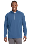 Sweatshirts/Fleece Sport-Tek Sport-Wick Textured 1/4-Zip Pullover.  ST860 Sport-Tek
