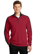 Sweatshirts/Fleece Sport-Tek Sport-Wick Textured Colorblock 1/4-Zip Pullover. ST861 Sport-Tek