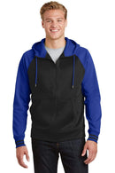 Sweatshirts/Fleece Sport-Tek Sport-Wick Zip Up Varsity Jacket ST2369121 Sport-Tek