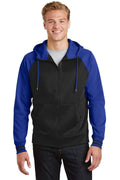 Sweatshirts/Fleece Sport-Tek Sport-Wick Zip Up Varsity Jacket ST2369124 Sport-Tek