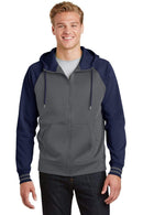 Sweatshirts/Fleece Sport-Tek Sport-Wick Zip Up Varsity Jacket ST2369202 Sport-Tek