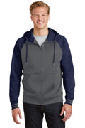 Sweatshirts/Fleece Sport-Tek Sport-Wick Zip Up Varsity Jacket ST2369211 Sport-Tek