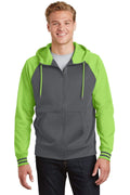 Sweatshirts/Fleece Sport-Tek Sport-Wick Zip Up Varsity Jacket ST2369242 Sport-Tek