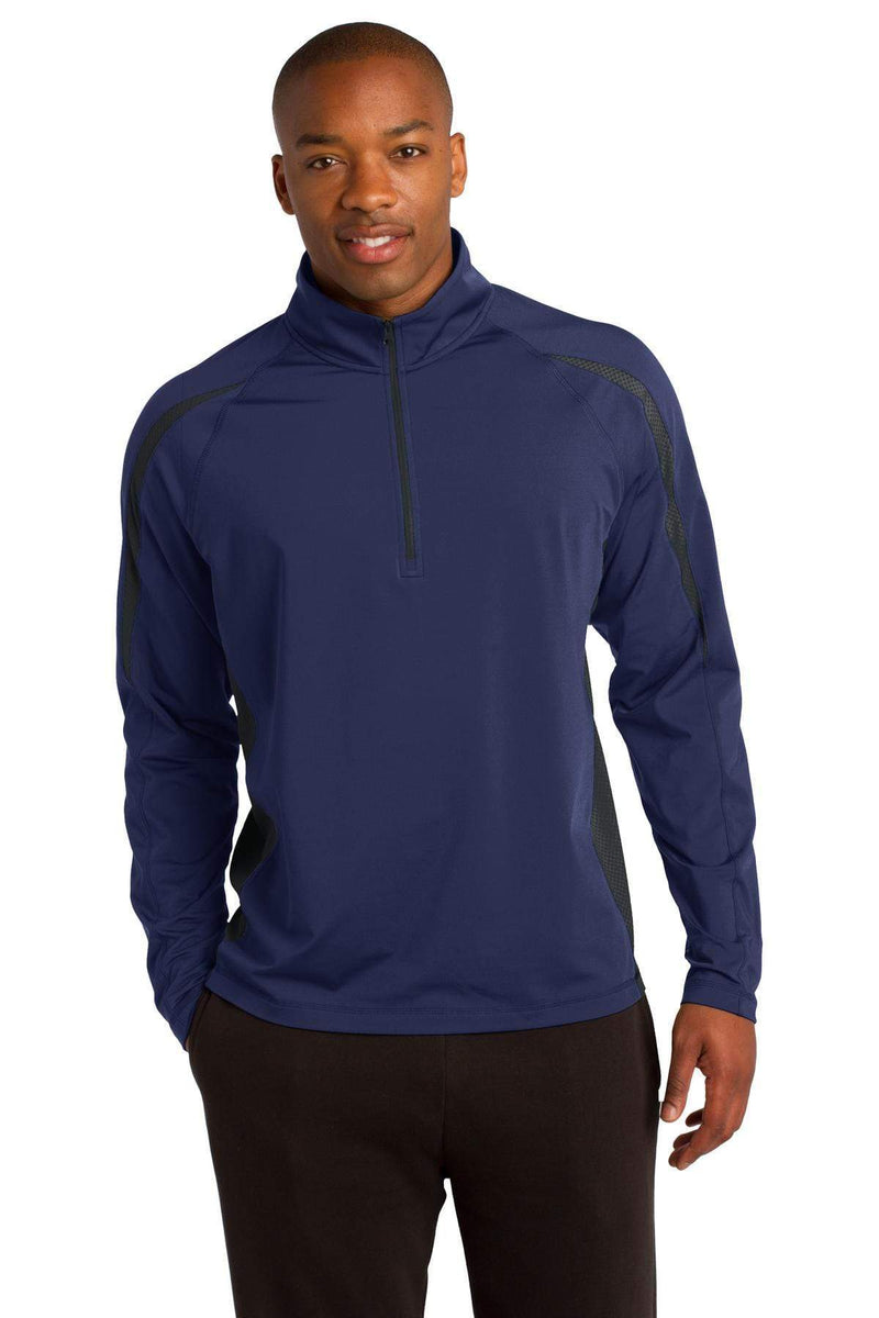 Sweatshirts/Fleece Sport-Tek Stretch Half Zip Sweatshirt ST8510785 Sport-Tek