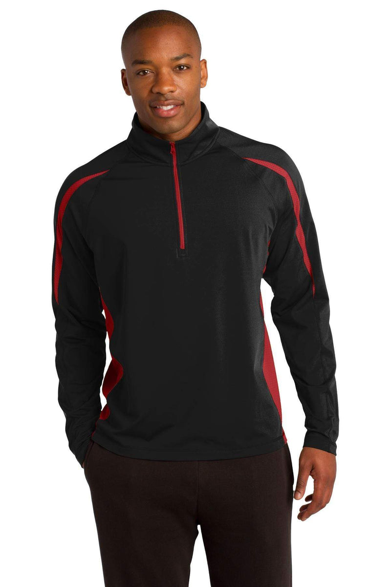 Sweatshirts/Fleece Sport-Tek Stretch Half Zip Sweatshirt ST8511072 Sport-Tek