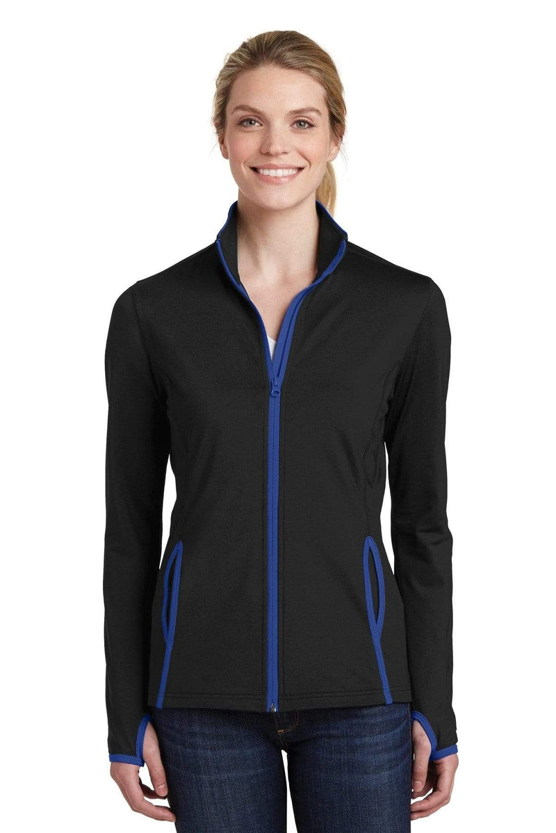 Sweatshirts/Fleece Sport-Tek Stretch Track Jacket LST85322345 Sport-Tek