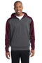 Sweatshirts/fleece Sport-Tek  Tech Fleece Colorblock 1/4-Zip Hooded Sweatshirt. ST249 Sport-Tek