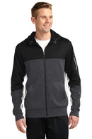 Sweatshirts/Fleece Sport-Tek Tech Fleece  Colorblock Full-Zip Hooded Jacket. ST245 Sport-Tek
