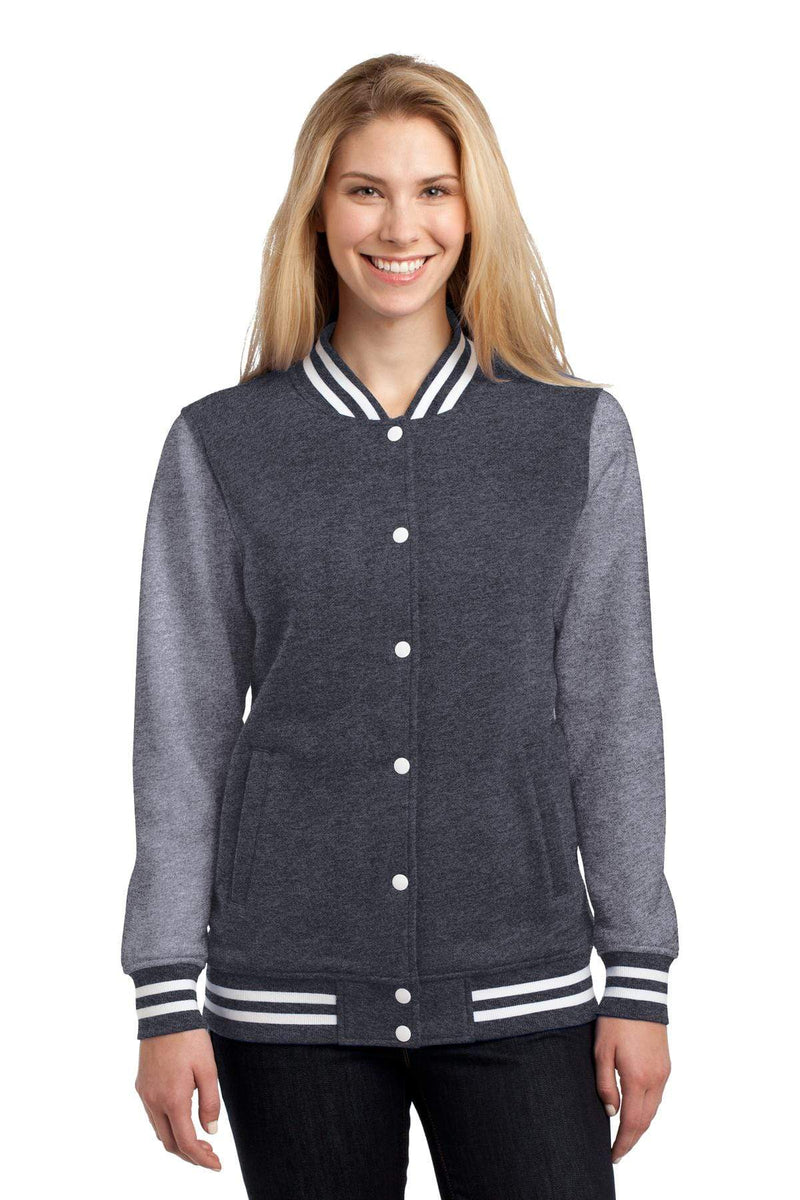 Sweatshirts/Fleece Sport-Tek Women Letterman Jacket LST2707101 Sport-Tek