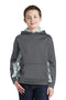 Sweatshirts/Fleece Sport-Tek Youth Sport-Wick CamoHex Fleece  Colorblock Hooded Pullover.  YST239 Sport-Tek