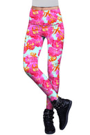 Sweet Illusion Lucy Floral Print Performance Legging - Women