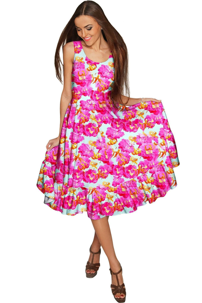 Sweet Illusion Vizcaya Fancy Summer Pink Dress - Women
