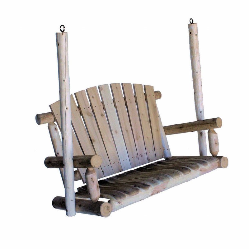 Swings Swing Sets - 48" X 24" X 48" Natural Wood Porch Swing HomeRoots