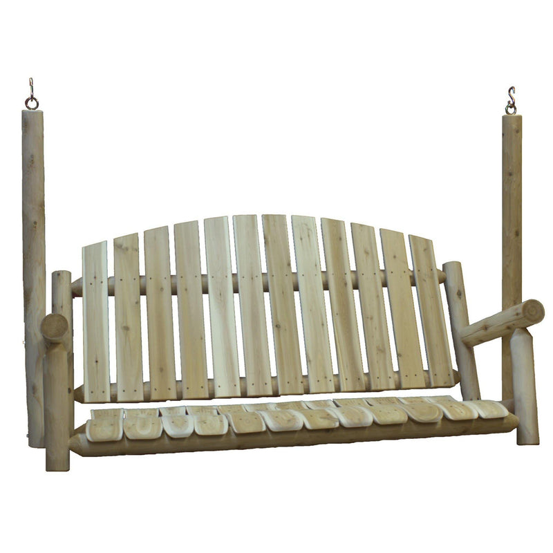 Swings Swing Sets - 71" X 23" X 47" Natural Wood Porch Swing HomeRoots