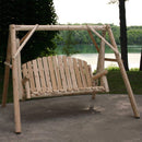Swings Swing Sets - 87" X 70" X 65" Natural Wood Yard Swing HomeRoots