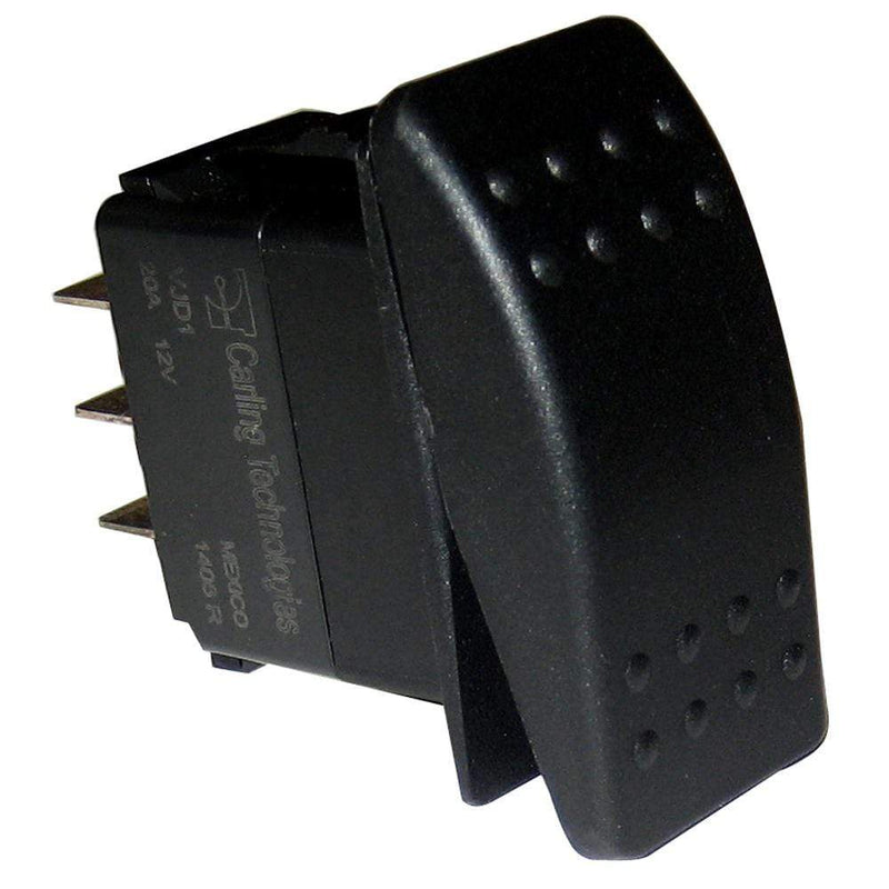 Switches & Accessories Paneltronics DPDT ON/OFF/ON Waterproof Contura Rocker Switch - Black [001-455] Paneltronics