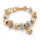 Szelam Luxury Crystal Heart Charm Bracelets & Bangles Gold Bracelets For Women Jewellery Pulseira Feminina Sbr160056-6-JadeMoghul Inc.