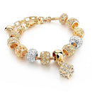 Szelam Luxury Crystal Heart Charm Bracelets & Bangles Gold Bracelets For Women Jewellery Pulseira Feminina Sbr160056-7-JadeMoghul Inc.