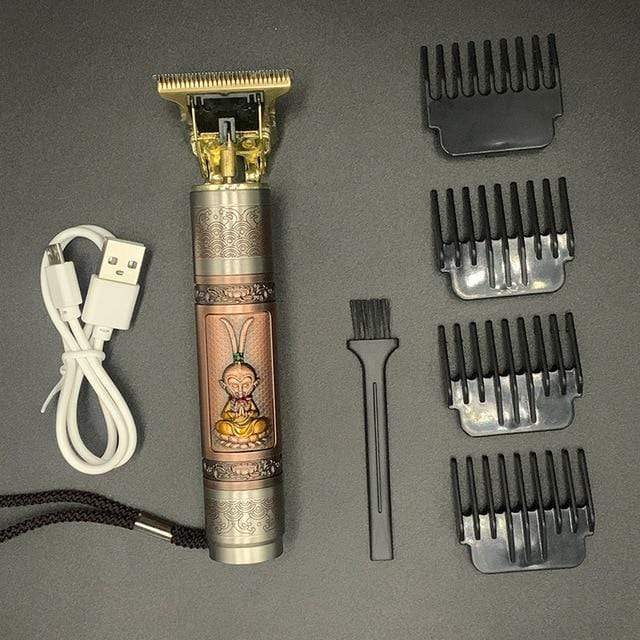 T Hair Clipper Electric hair trimmer Cordless Shaver Trimmer 0mm Men Barber Hair Cutting Machine chargeable timer beard cutter 5 AExp