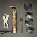 T Hair Clipper Electric hair trimmer Cordless Shaver Trimmer 0mm Men Barber Hair Cutting Machine chargeable timer beard cutter 5 JadeMoghul Inc. 
