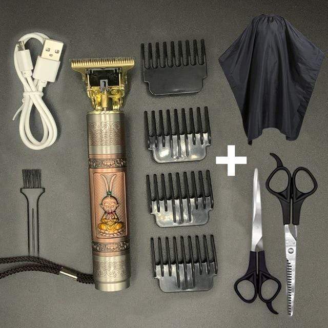 T Hair Clipper Electric hair trimmer Cordless Shaver Trimmer 0mm Men Barber Hair Cutting Machine chargeable timer beard cutter 5 JadeMoghul Inc. 