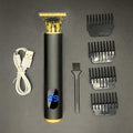 T Hair Clipper Electric hair trimmer Cordless Shaver Trimmer 0mm Men Barber Hair Cutting Machine chargeable timer beard cutter 5 JadeMoghul Inc. 