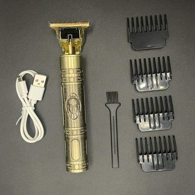 T Hair Clipper Electric hair trimmer Cordless Shaver Trimmer 0mm Men Barber Hair Cutting Machine chargeable timer beard cutter 5 JadeMoghul Inc. 