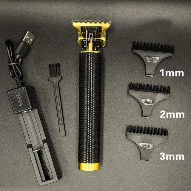 T Hair Clipper Electric hair trimmer Cordless Shaver Trimmer 0mm Men Barber Hair Cutting Machine chargeable timer beard cutter 5 JadeMoghul Inc. 