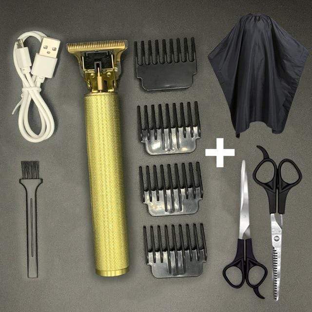 T Hair Clipper Electric hair trimmer Cordless Shaver Trimmer 0mm Men Barber Hair Cutting Machine chargeable timer beard cutter 5 JadeMoghul Inc. 