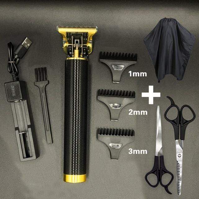 T Hair Clipper Electric hair trimmer Cordless Shaver Trimmer 0mm Men Barber Hair Cutting Machine chargeable timer beard cutter 5 JadeMoghul Inc. 