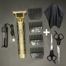 T Hair Clipper Electric hair trimmer Cordless Shaver Trimmer 0mm Men Barber Hair Cutting Machine chargeable timer beard cutter 5 JadeMoghul Inc. 