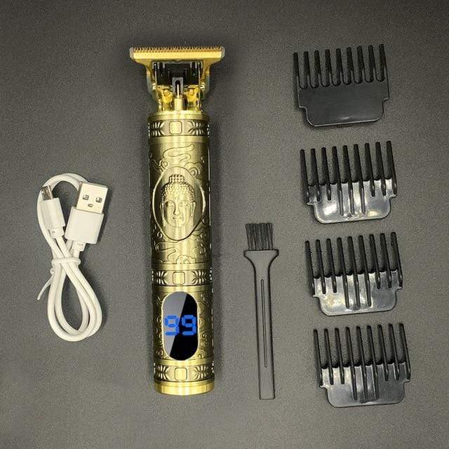 T Hair Clipper Electric hair trimmer Cordless Shaver Trimmer 0mm Men Barber Hair Cutting Machine chargeable timer beard cutter 5 JadeMoghul Inc. 