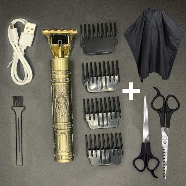 T Hair Clipper Electric hair trimmer Cordless Shaver Trimmer 0mm Men Barber Hair Cutting Machine chargeable timer beard cutter 5 JadeMoghul Inc. 