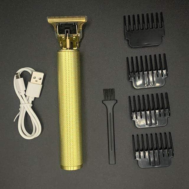 T Hair Clipper Electric hair trimmer Cordless Shaver Trimmer 0mm Men Barber Hair Cutting Machine chargeable timer beard cutter 5 JadeMoghul Inc. 