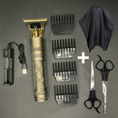 T Hair Clipper Electric hair trimmer Cordless Shaver Trimmer 0mm Men Barber Hair Cutting Machine chargeable timer beard cutter 5 JadeMoghul Inc. 