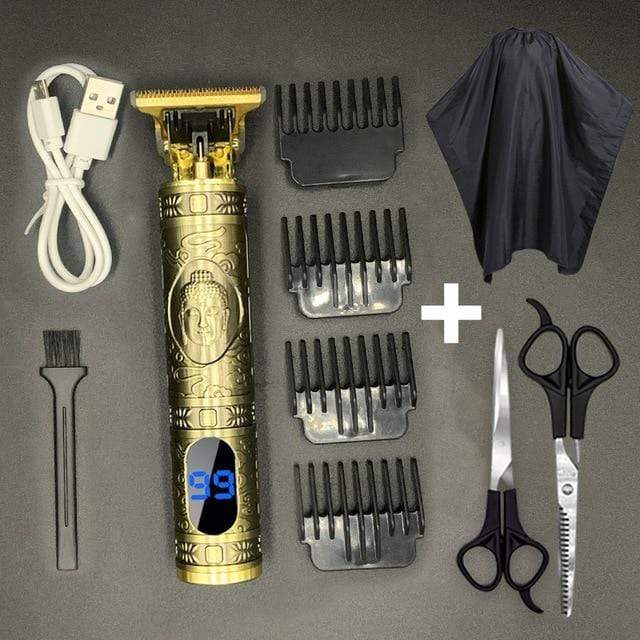 T Hair Clipper Electric hair trimmer Cordless Shaver Trimmer 0mm Men Barber Hair Cutting Machine chargeable timer beard cutter 5 JadeMoghul Inc. 