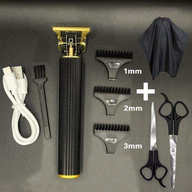 T Hair Clipper Electric hair trimmer Cordless Shaver Trimmer 0mm Men Barber Hair Cutting Machine chargeable timer beard cutter 5 JadeMoghul Inc. 
