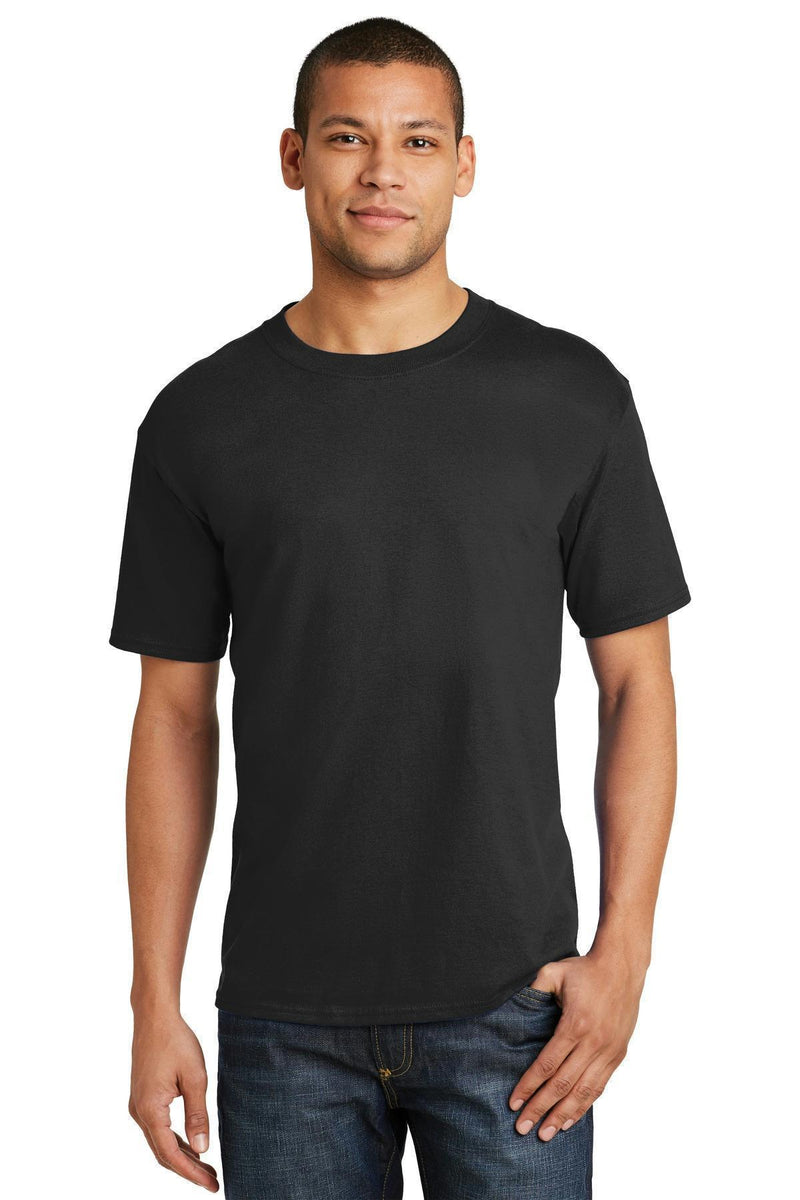Hanes Beefy-T - 100% Cotton T-Shirt. 5180-T-shirts-Black-3XL-JadeMoghul Inc.