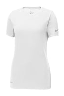 T-Shirts Nike Ladies Dri-FIT Cotton/Poly Scoop Neck Tee. NKBQ5234 Nike