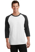 T-shirts Port & Company Core Blend3/4-Sleeve Raglan Tee. PC55RS Port & Company
