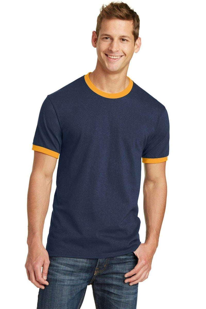 T-shirts Port & Company Core Cotton Ringer Tee.  PC54R Port & Company